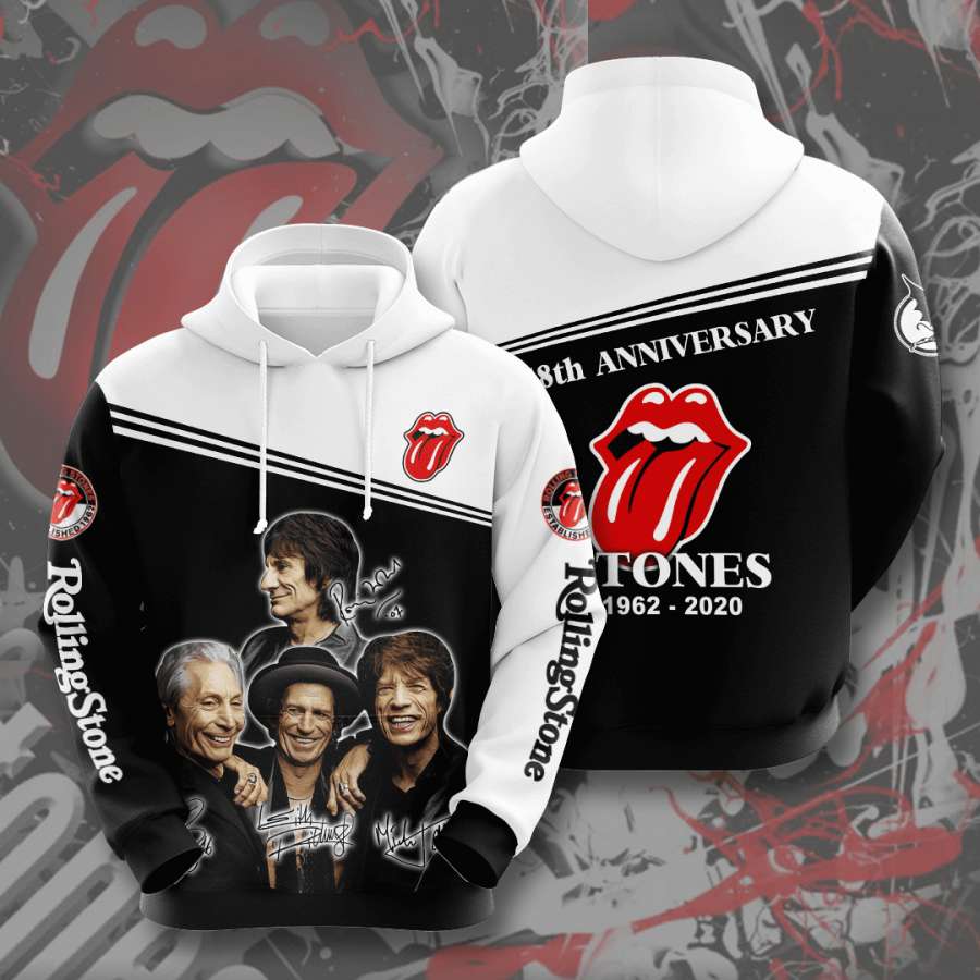 The Rolling Stones Custom Hoodie 3D