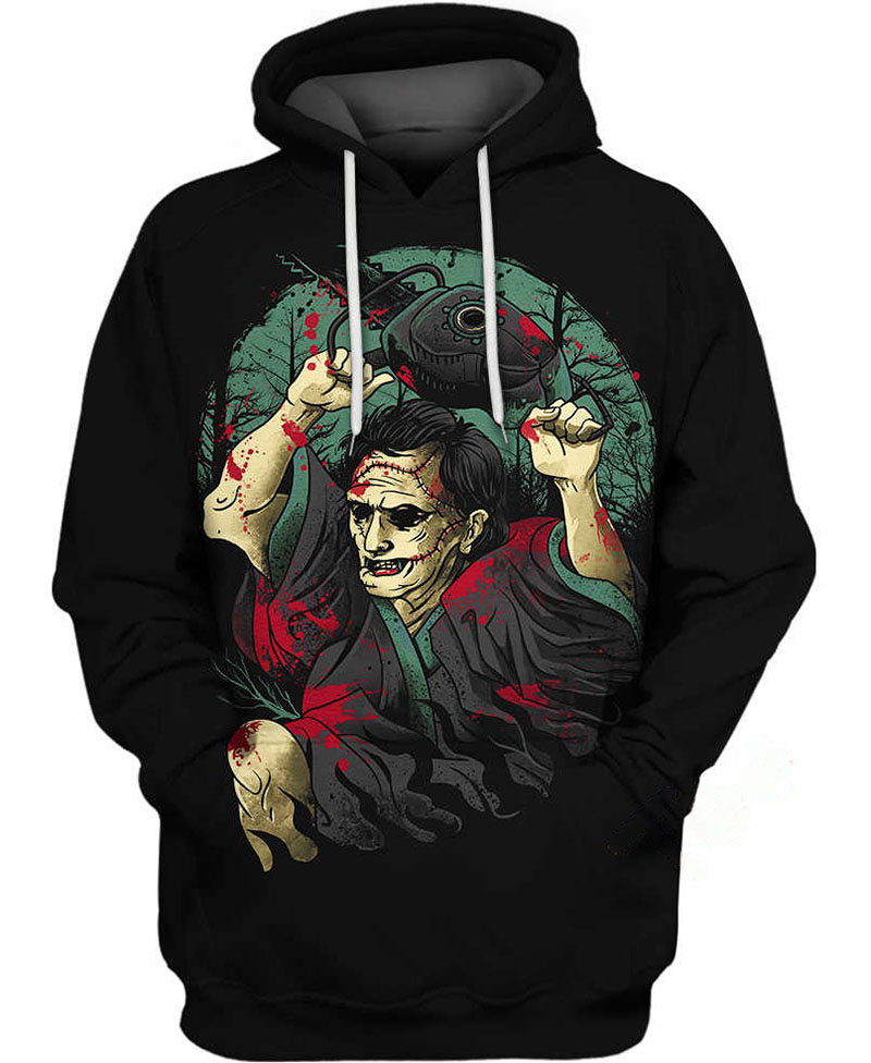 The Samurai Massacre Leatherface Hoodie 3D