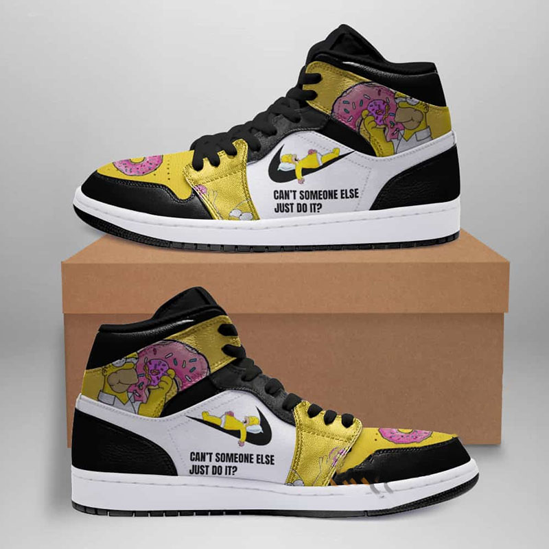 The Simpson Can?t Someone Else Just Do It Custom Air Jordan Shoes