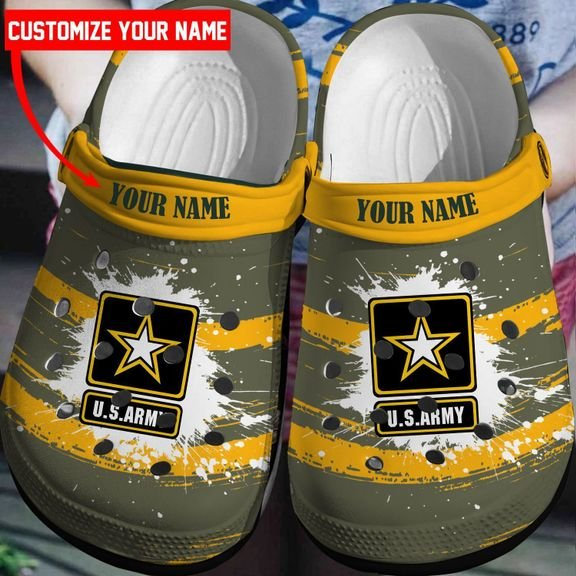 The Us Army Crocs Clog Shoes