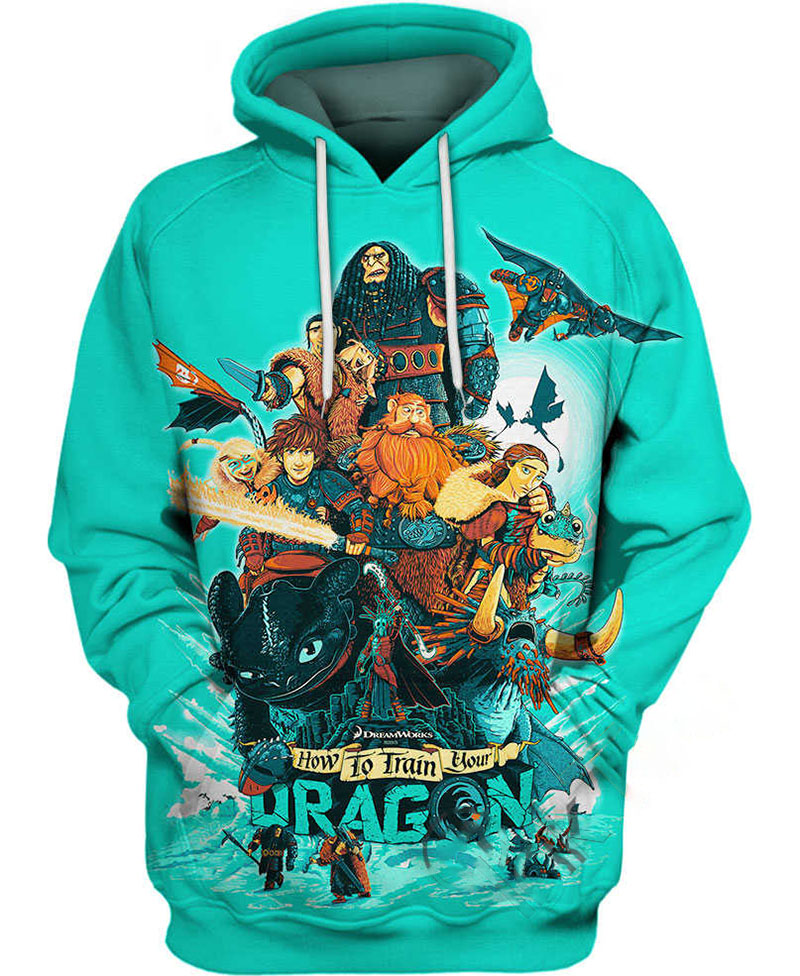 The Viking World Hoodie 3D