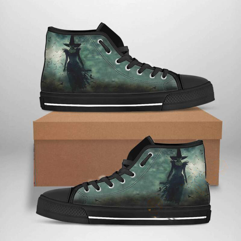 The Wicked Witch Of The West Best Movie Character High Top Shoes