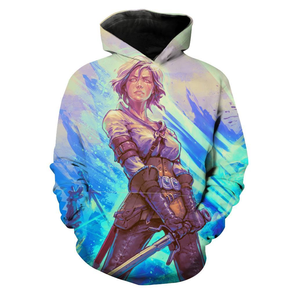 The Witcher Ciri Epic Ciri Battle Hoodie 3D