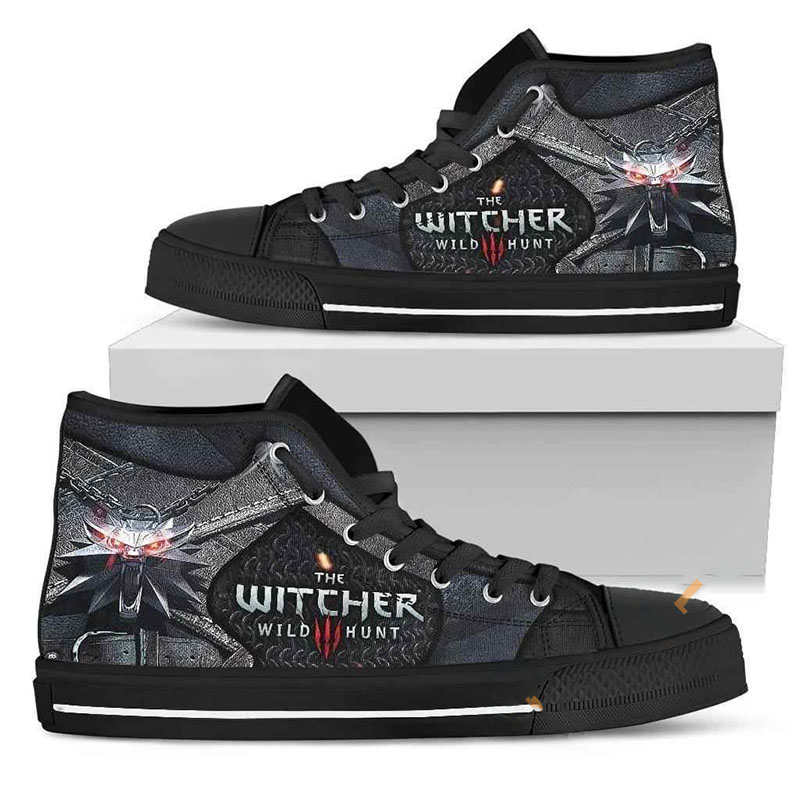 The Witcher Wolf High Top Shoes