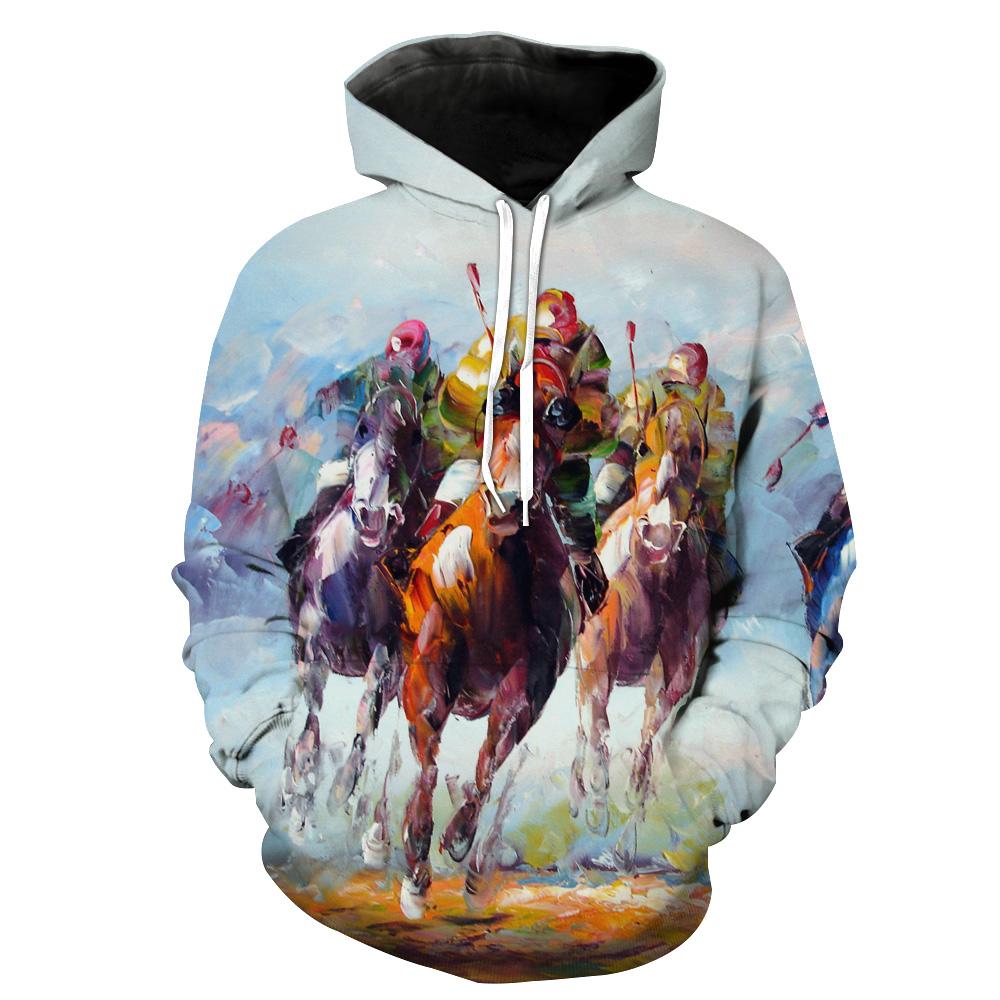 Thoroughbred Horse Triple Crown Hoodie 3D