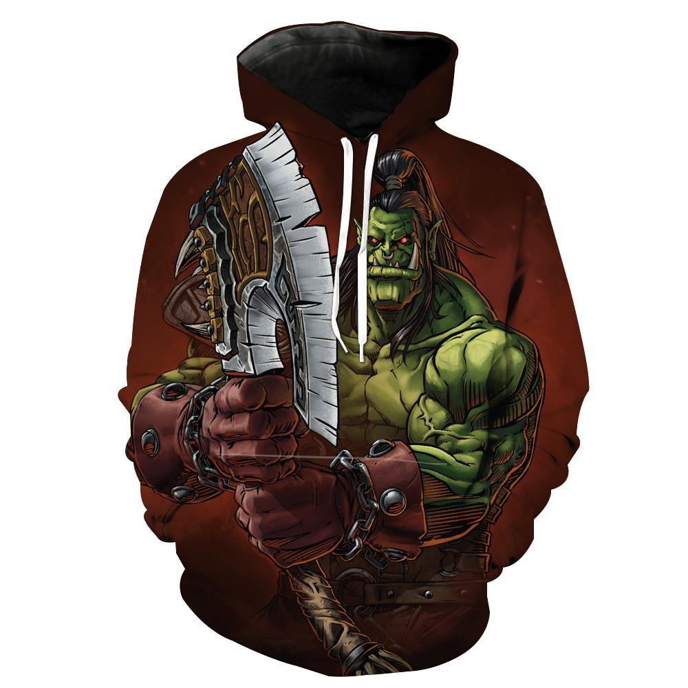 Thrall World Of Warcraft Thrall Hoodie 3D