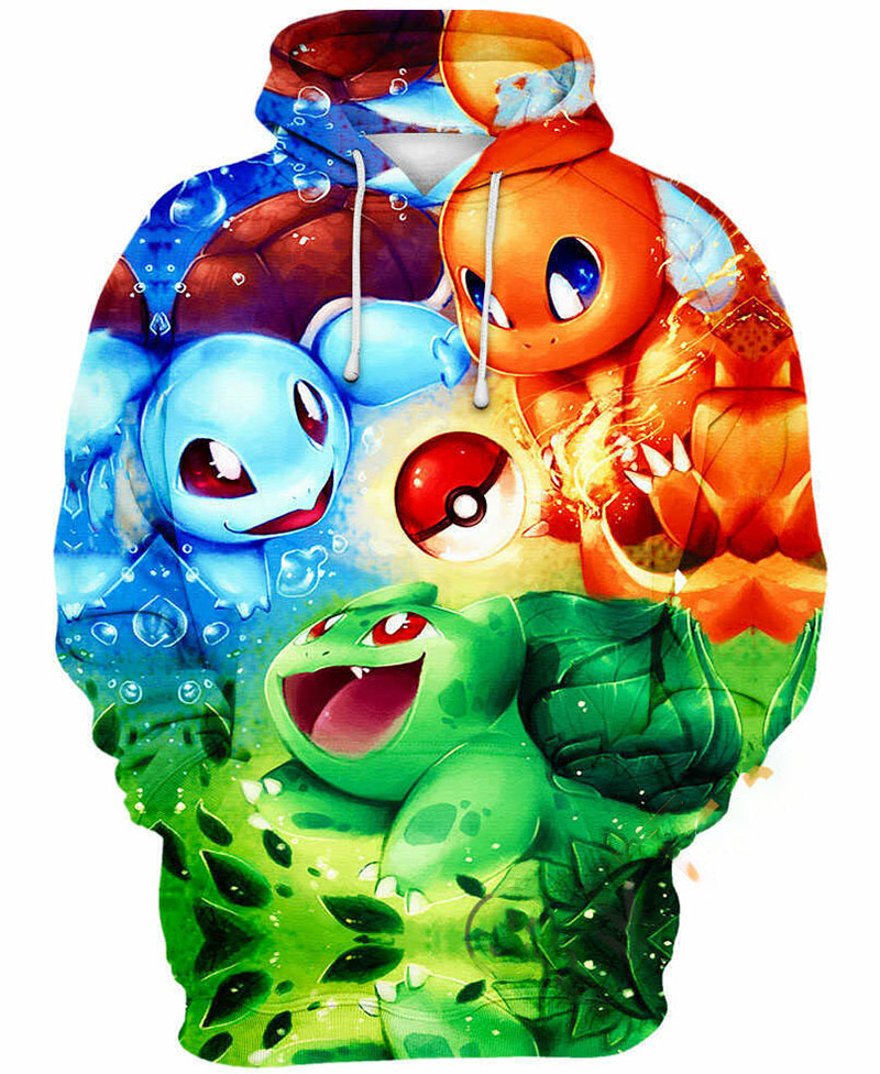 Three Poles Of Power Hoodie 3D