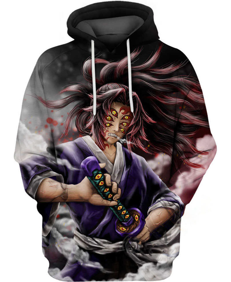 Three Sets Of Eyes Demon Hoodie 3D
