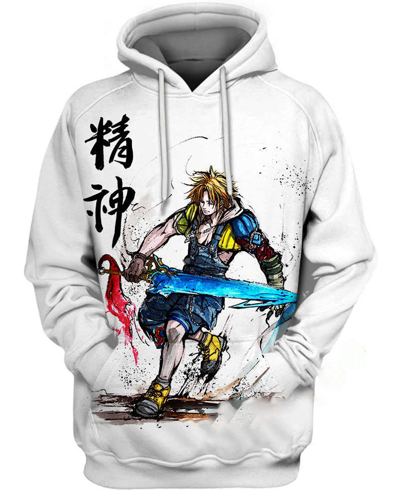 Tidus Final Fantasy Hoodie 3D