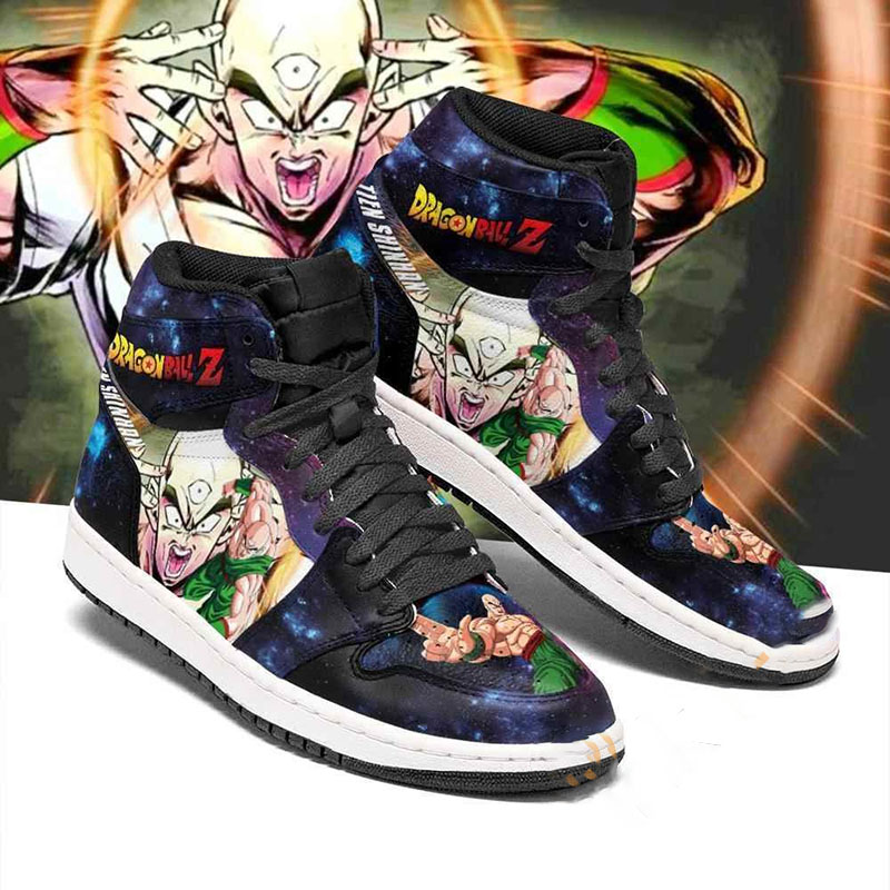 Tien Shinhan Galaxy Dragon Ball Z Sneakers Anime Air Jordan Shoes