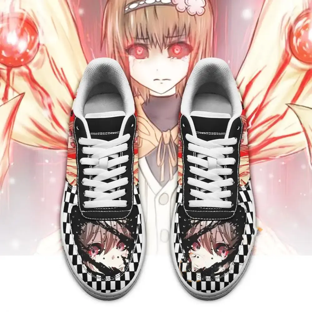 Tokyo Ghoul Hinami Custom Checkerboard Anime Amazon Nike Air Force Shoes