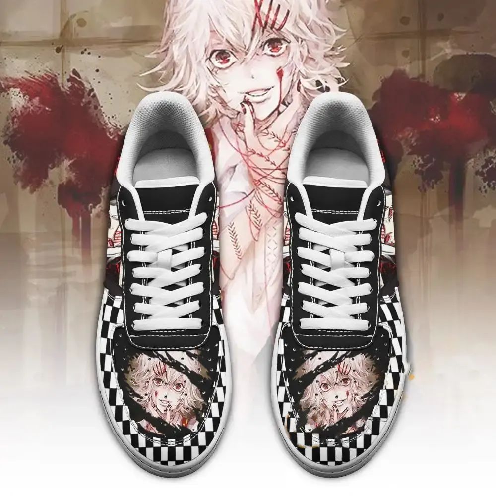 Tokyo Ghoul Juuzou Custom Checkerboard Anime Amazon Nike Air Force Shoes