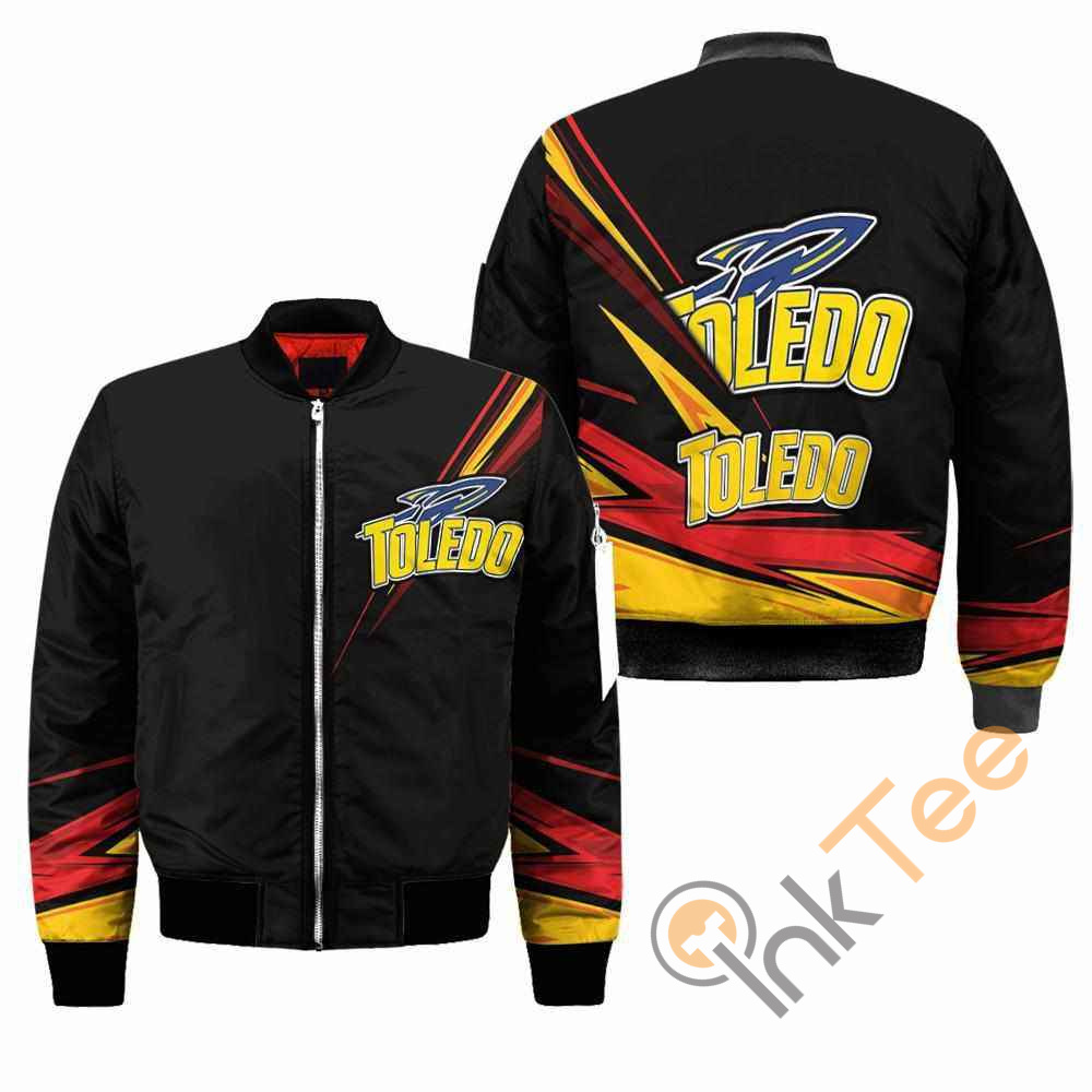 Toledo Rockets NCAA Black Apparel Best Christmas Gift For Fans Bomber Jacket