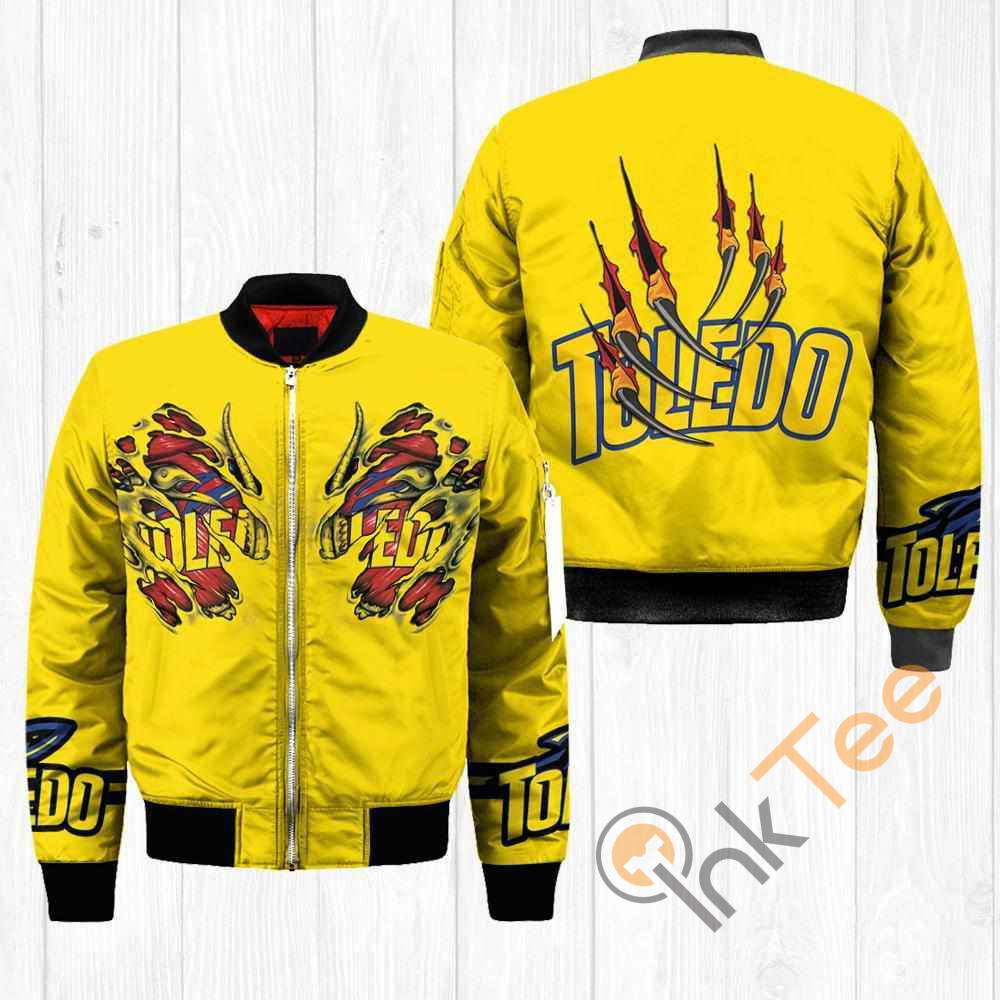 Toledo Rockets NCAA Claws Apparel Best Christmas Gift For Fans Bomber Jacket