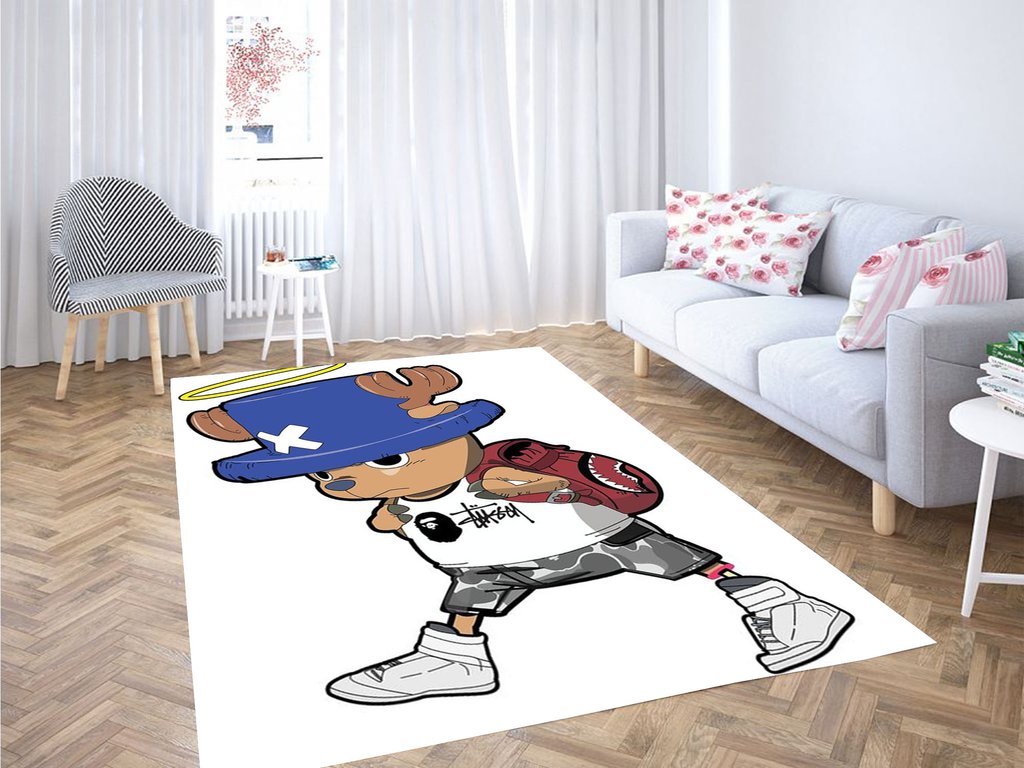 Tony Chopper Bape Living Room Modern Carpet Rug