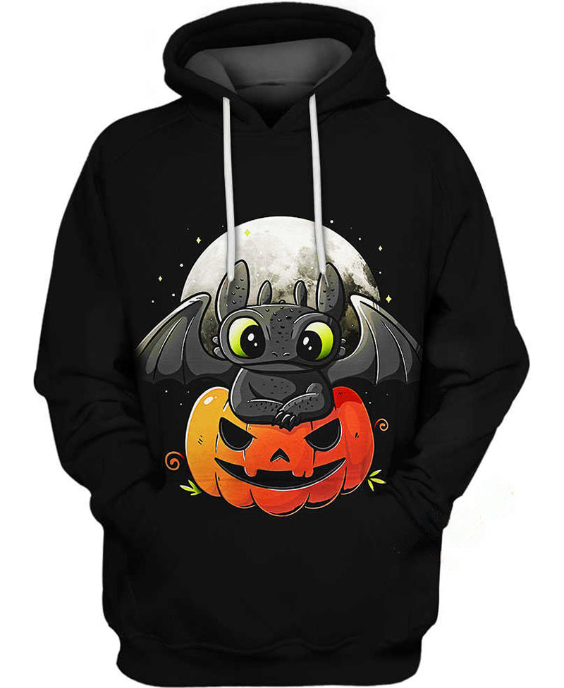 Toothless Halloween Hoodie 3D