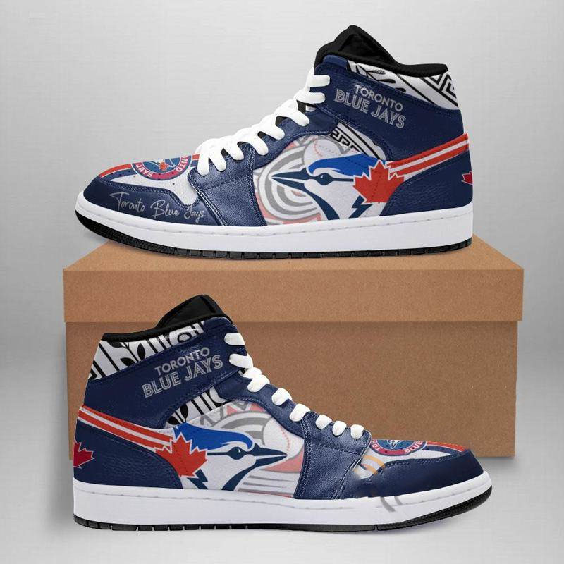 Toronto Blue Jays Custom Air Jordan Shoes