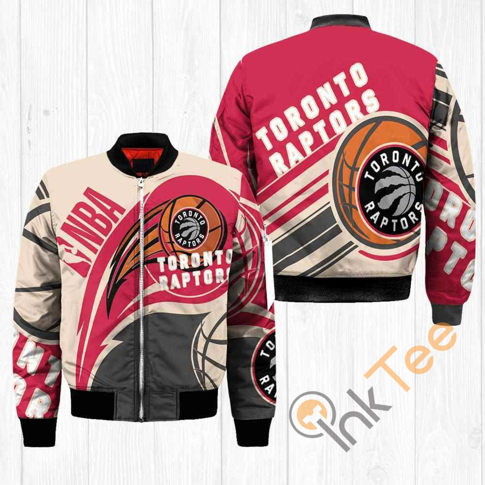 Toronto Raptors NBA Balls Apparel Best Christmas Gift For Fans Bomber Jacket