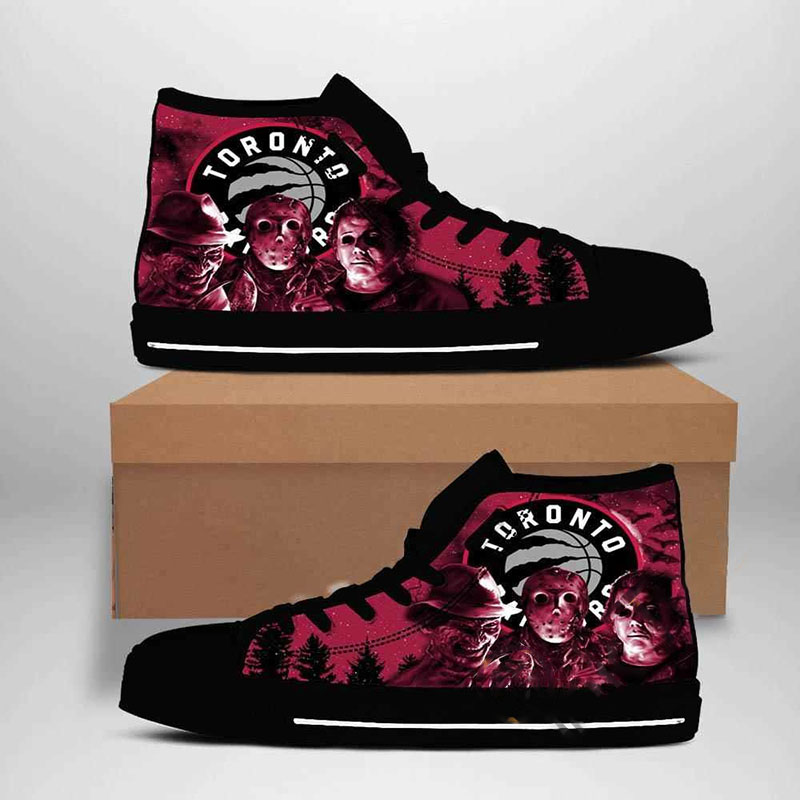 Toronto Raptors Nba Basketball High Top Shoes