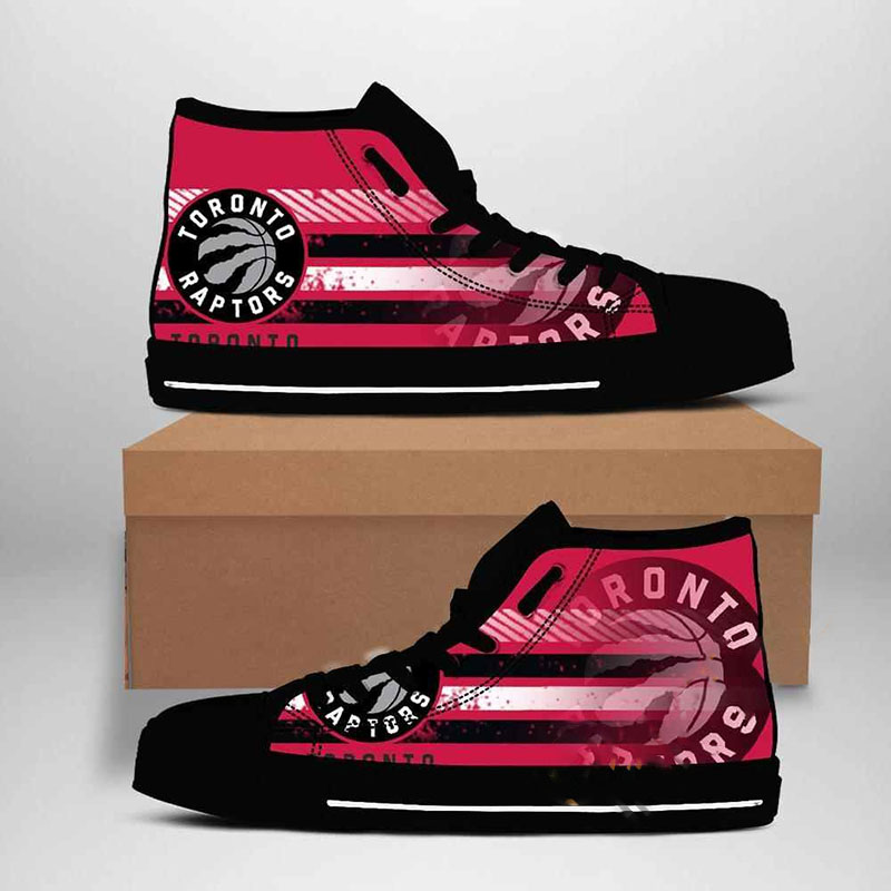 Toronto Raptors Nba Basketball High Top Shoes