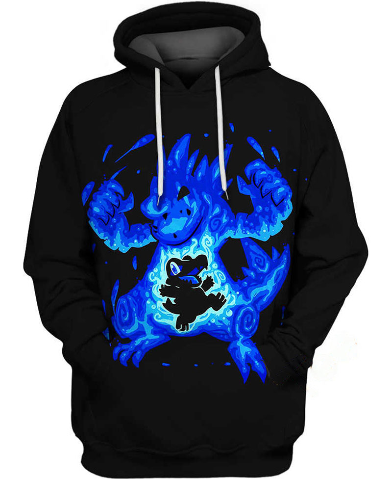 Totodile And Croconaw Hoodie 3D