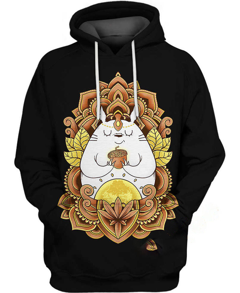 Totoro Hoodie 3D