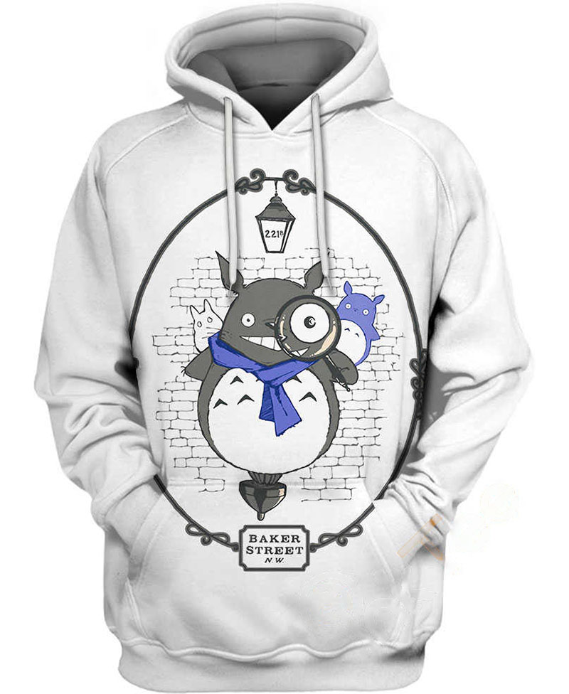 Totoro Holmes Hoodie 3D