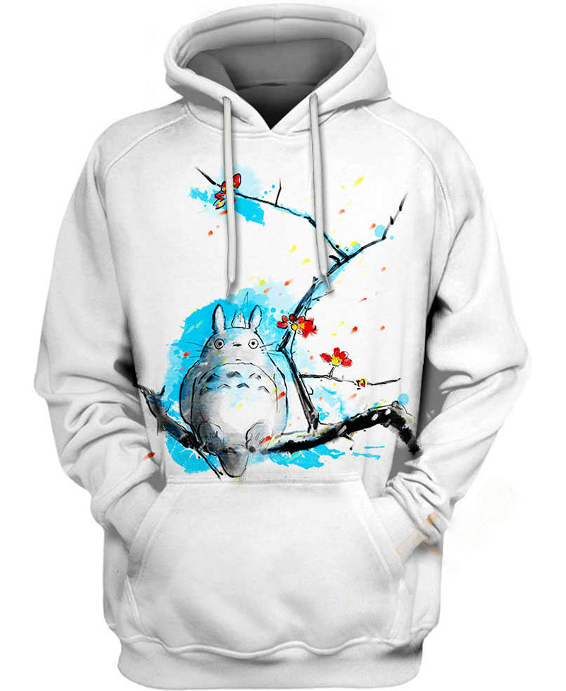 Totoro In The Spring Hoodie 3D