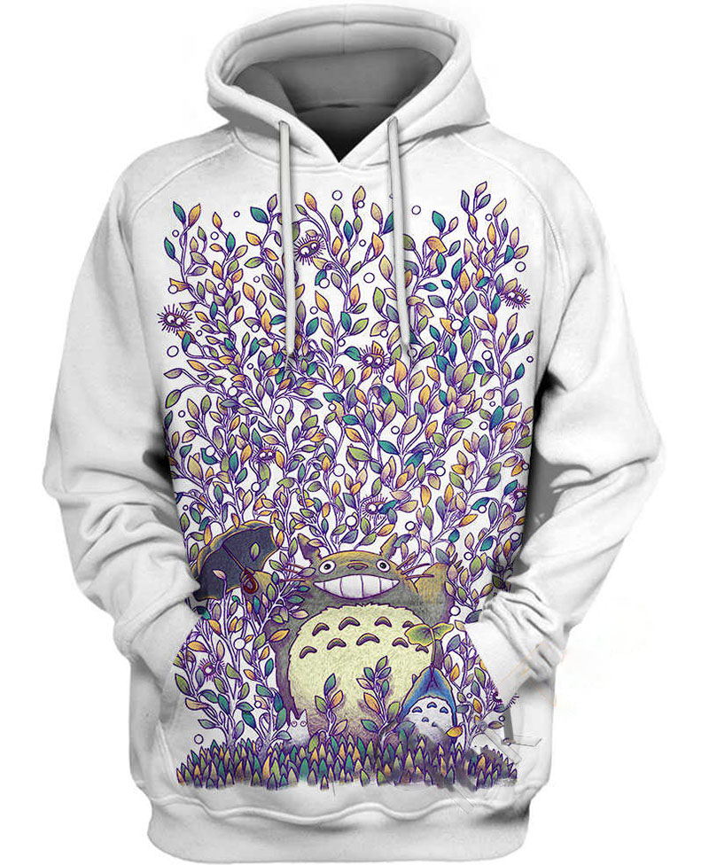 Totoro Magic Seeds Hoodie 3D