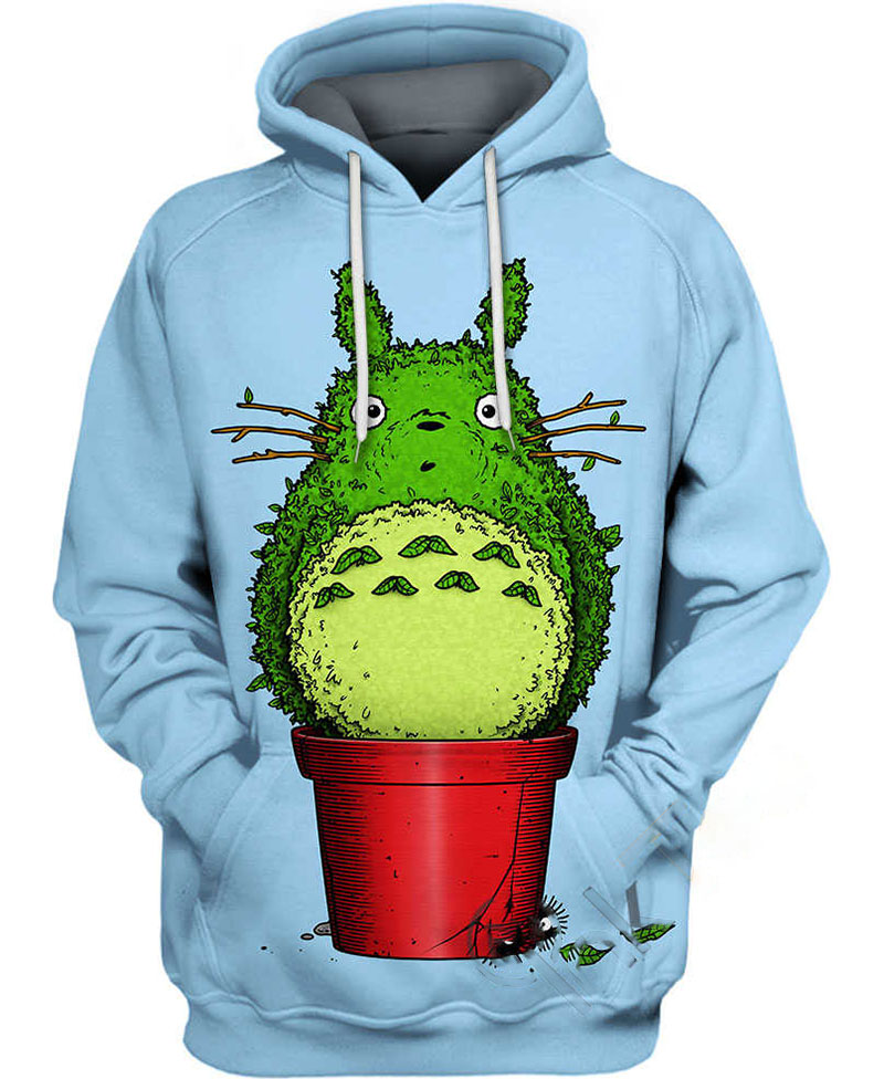 Totoro Topiary Hoodie 3D