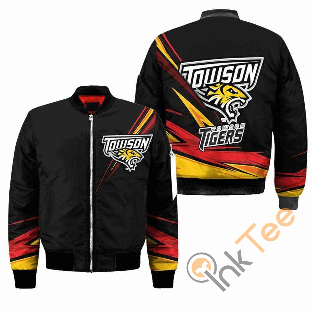 Towson Tigers NCAA Black Apparel Best Christmas Gift For Fans Bomber Jacket