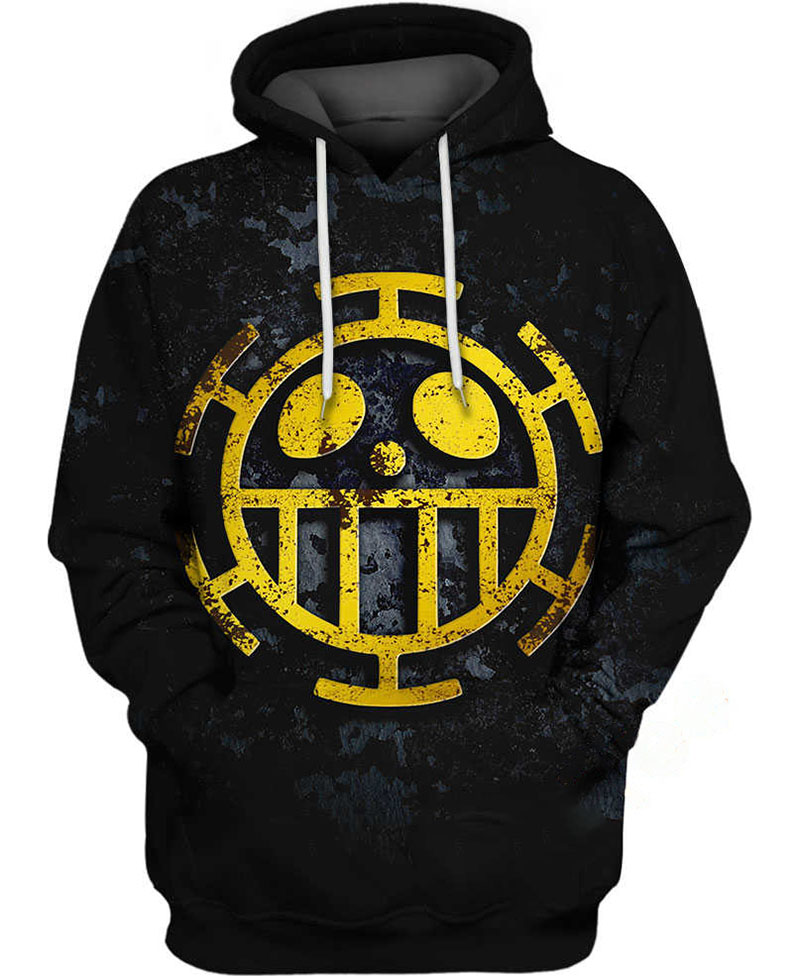 Trafalgar Law Logo Hoodie 3D
