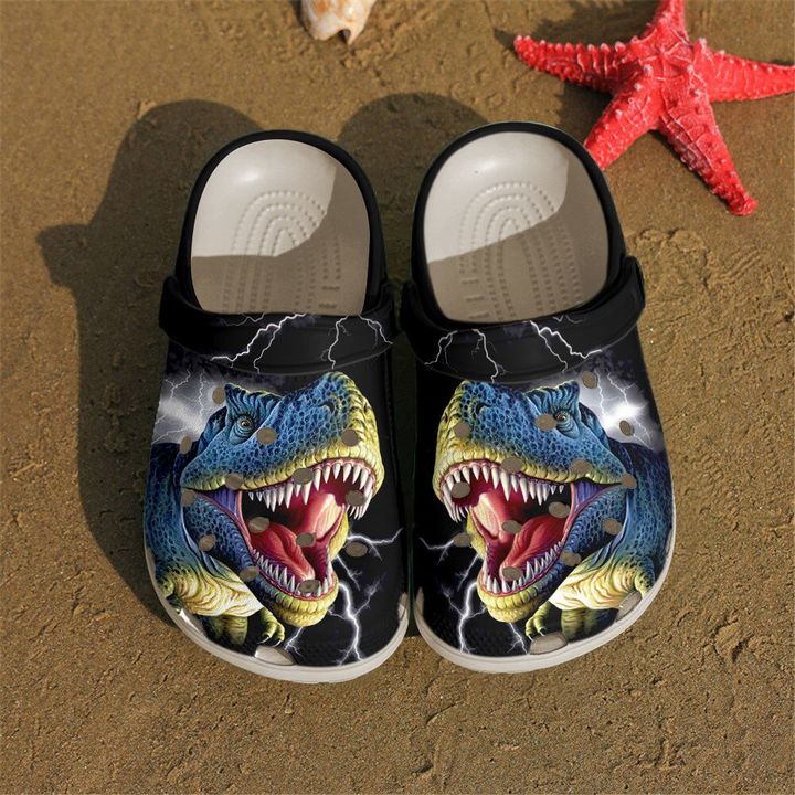 T-rex Angry Crocs Clog Shoes