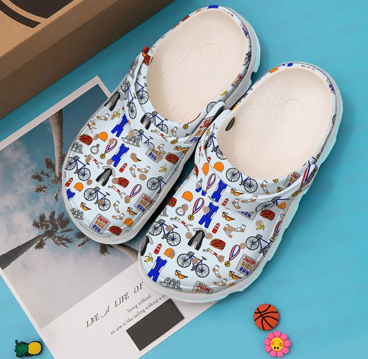 Triathlon Swim Bike Run Crocs Clog Shoes