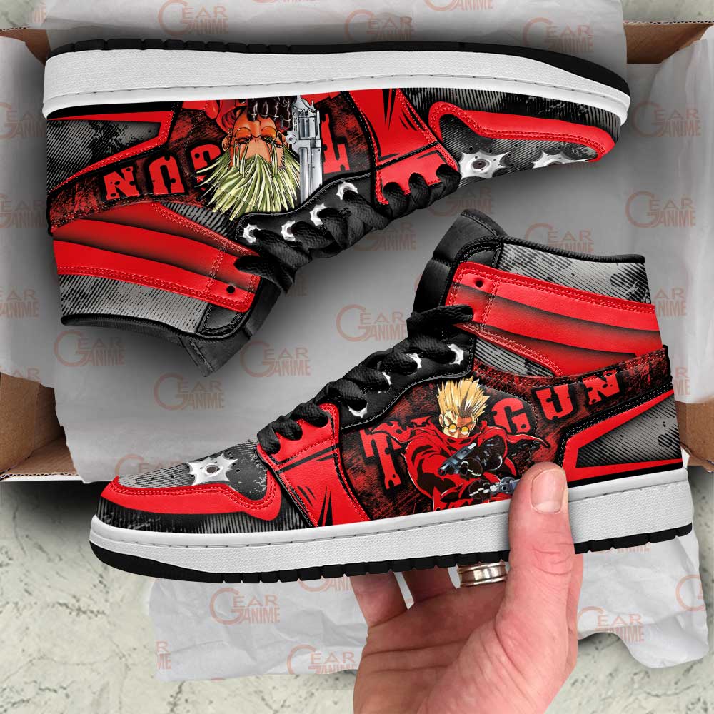 Trigun Vash The Stampede Sneakers Anime Custom Air Jordan Shoes