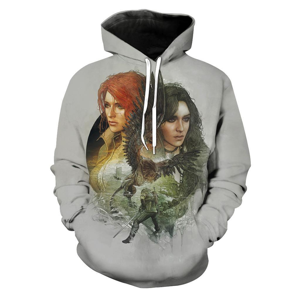Triss And Yennifer Witcher Hoodie 3D