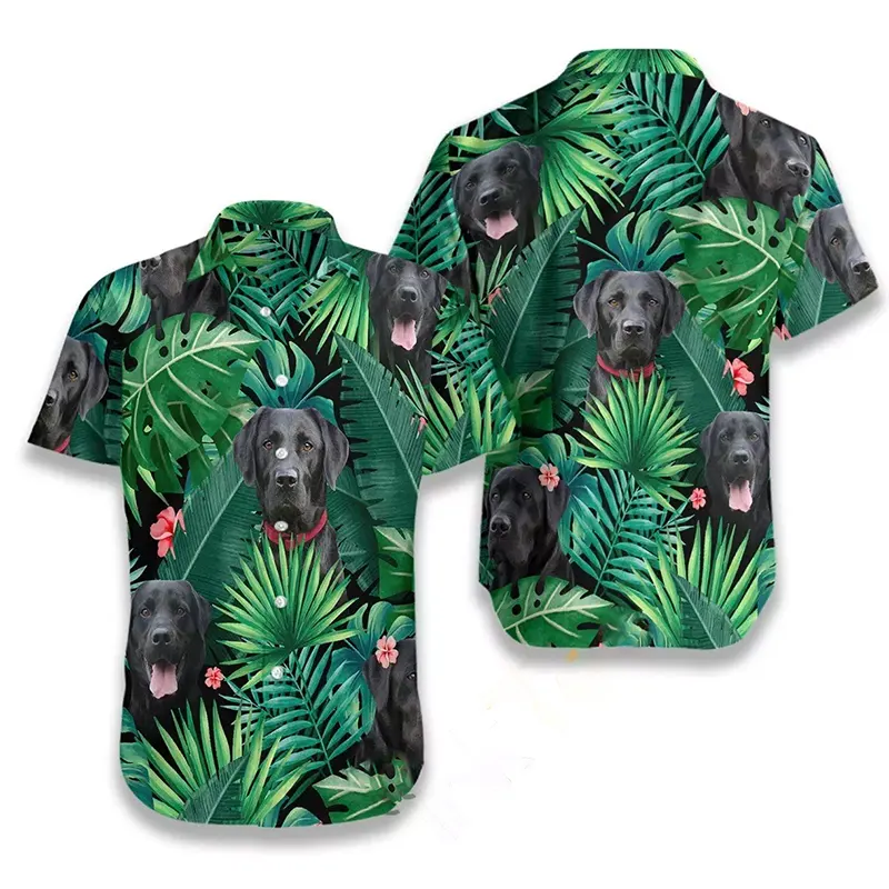 Tropical Labrador Hawaiian shirts