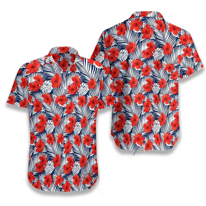 Tropical Seamless Pattern Hawaiian shirts
