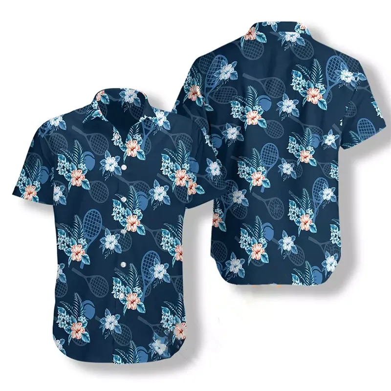 Tropical Tennis Hawaiian shirts