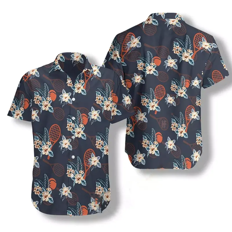 Tropical Tennis Hawaiian shirts