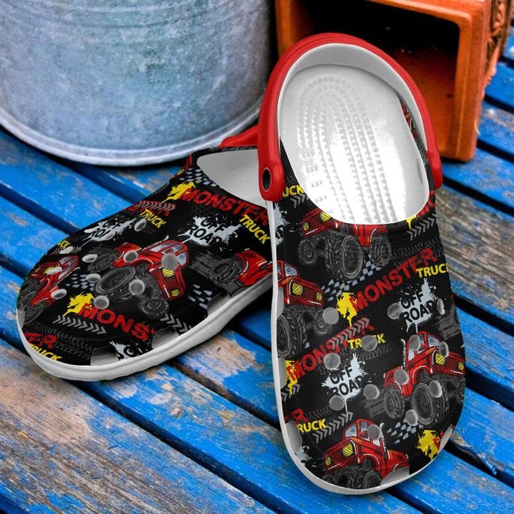 Truck Monster Crocs Clog Shoes
