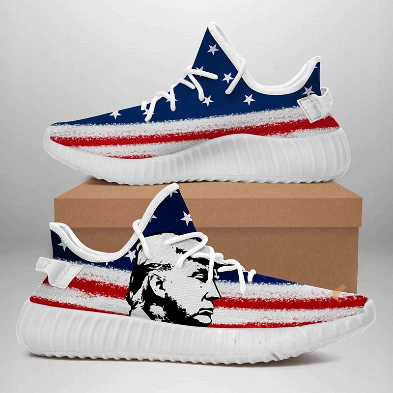 Trump American Flag Yeezy Boost