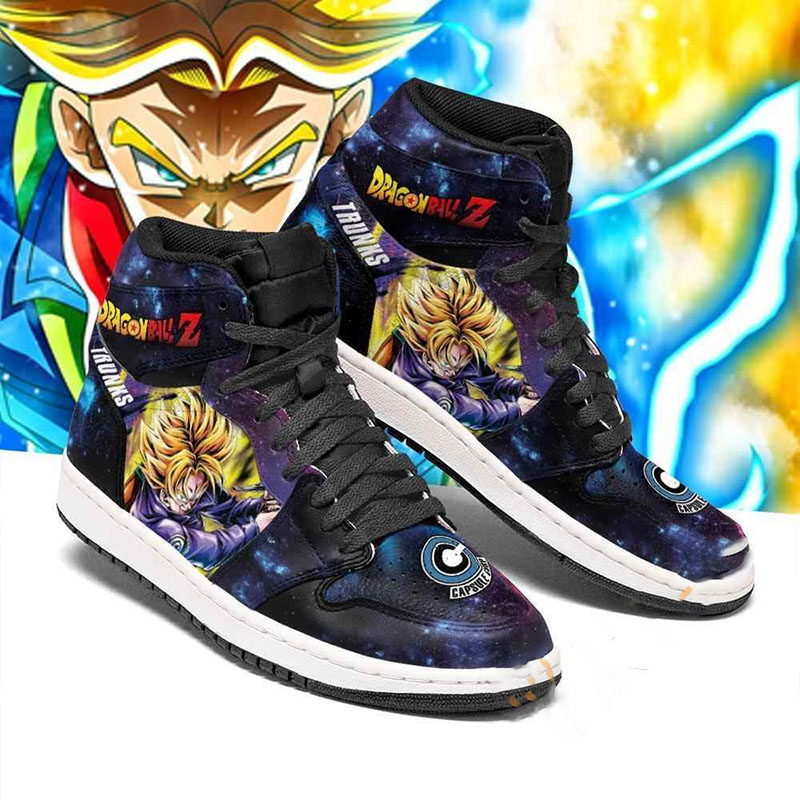 Trunks Galaxy Dragon Ball Z Sneakers Anime Air Jordan Shoes