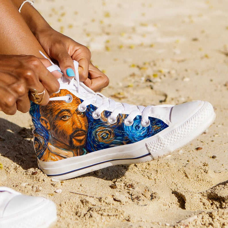 Tupac Shakur Custom Music High Top Shoes