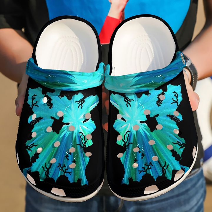 Turtle Under The Sea Crocs Clog Shoes