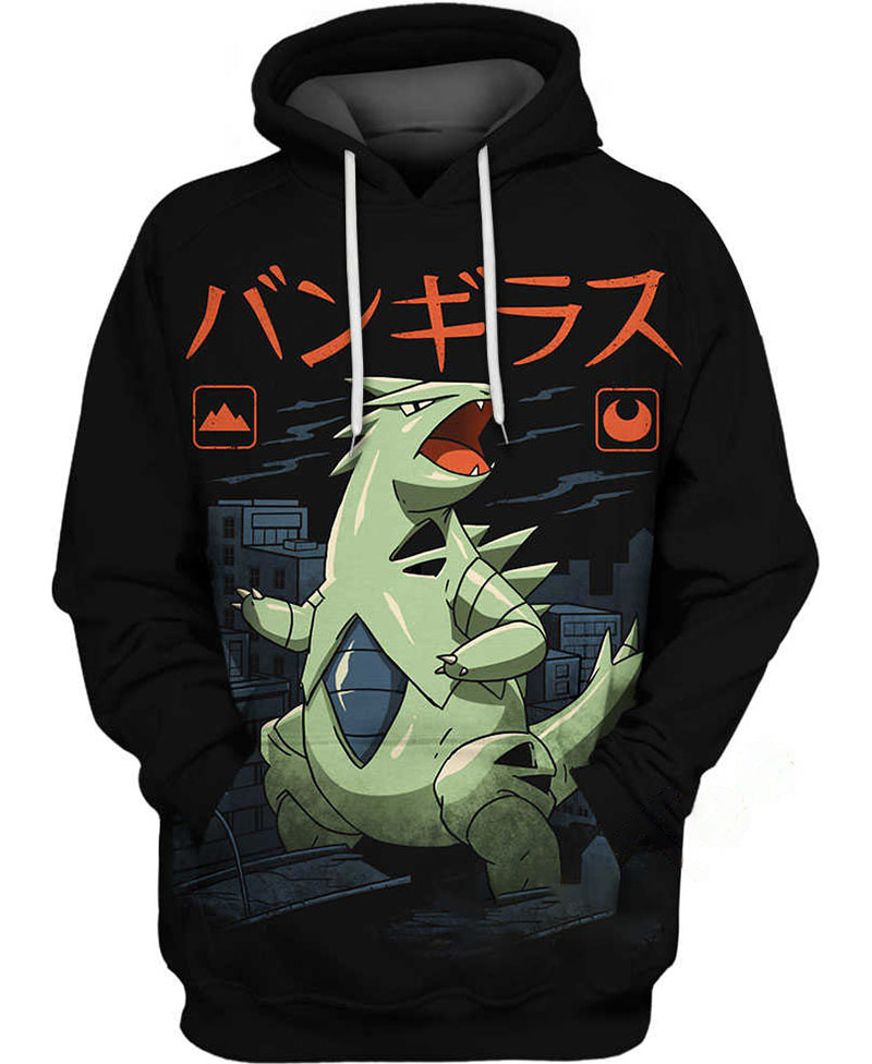 Tyranitar Pokemon Hoodie 3D