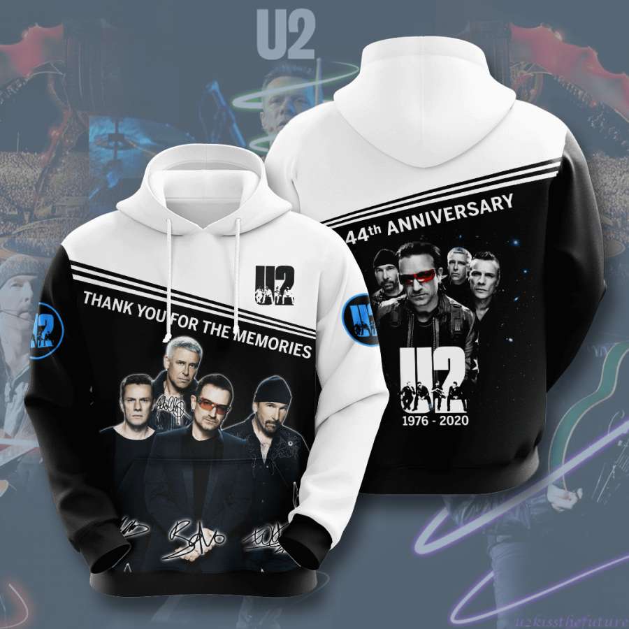 U2 Custom Hoodie 3D