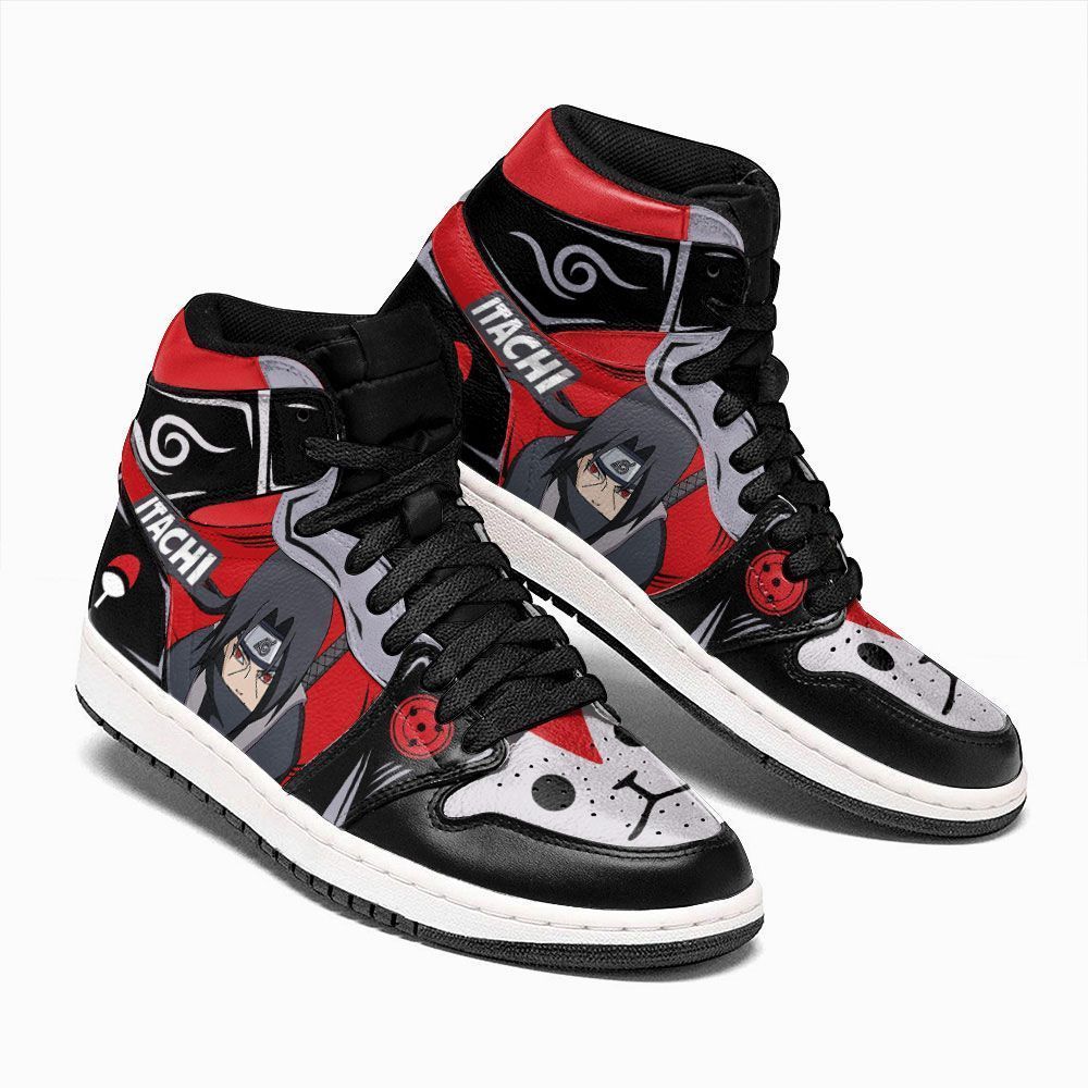 Uchiha Itachi Anbu Naruto Custom Anime Air Jordan Shoes
