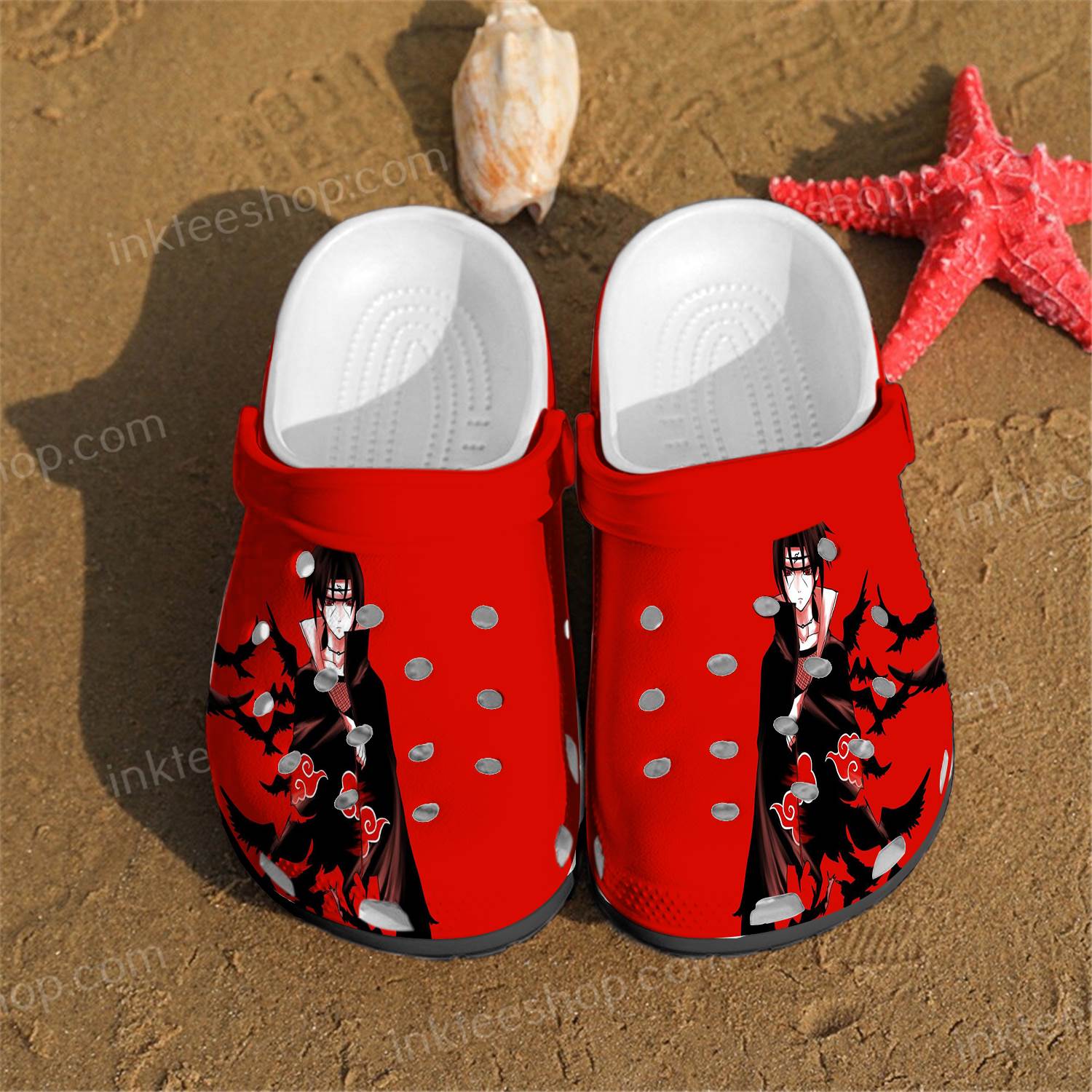 Uchiha Itachi Naruto Anime Crocs Clog Shoes