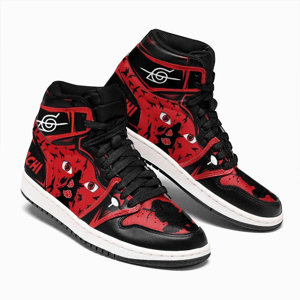 Uchiha Itachi Eyes Naruto Custom Anime Air Jordan Shoes
